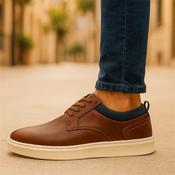 6Th Sense Denver Laced Casual Shoe - Brown - 41 image