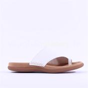 Gabor Lanzarote Toe Post Mule Sandal - Off White Leather - 40 image