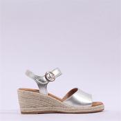 Gabor Monica Espadrille Wedge Sandal - Silver - 3 image