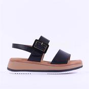 Gabor Aviemore Slingback Wedge Sandal - Black Tan - 4.5 image