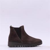 Gabor Dublin Low Wedge Gusset Boot - Mocha Suede - 4 image