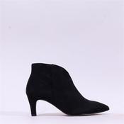 Gabor Terri Pointed V Cut Ankle Boot - Black Suede - 4 image
