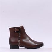 Gabor Bassey Low Heel Buckle Strap Boot - Tan Leopard - 4 image