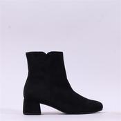 Gabor Abbey Block Heel Ankle Boot - Black Suede - 4 image