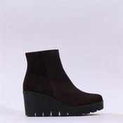 Gabor Utopia Platform Wedge Ankle Boot - Mocha Suede - 4 image
