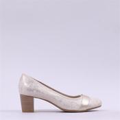 Jana Abura Diamante Band Court Shoe - Beige Gold - 37 image