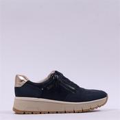 Jana Kalo Laced Side Zip Trainer - Navy - 38