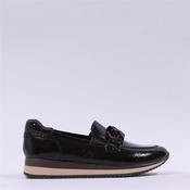 Jana Somon Loafer With Link Detail - Mocha Patent - 37 image