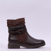 Jana Susina Strappy Detail Ankle Boot - Mocca - 36