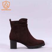 Jana Lilia Block Heel Ankle Boot - Mocca - 37
