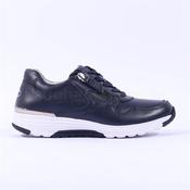 Gabor Haley Rolling Soft Sidezip Trainer - Navy Leather - 5 image