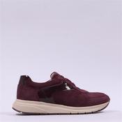 Caprice Kaia Side Panel Wedge Trainer - Bordeaux Combi - 37