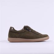 Caprice Manou Side Zip Casual Laced - Khaki Suede - 4
