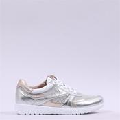 Caprice Peggy Internal Zip Mesh Trainer - Silver Gold - 5
