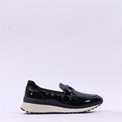 Caprice Kaia Sporty Slip On Link Loafer - Black Patent - 4 image