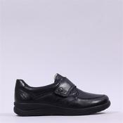 Caprice Gera Velcro Strap Comfort(K Fit) - Black Leather - 4 image