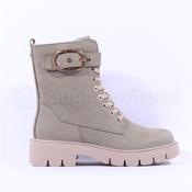 Caprice Arabella Buckle Strap Lace Boot - Khaki - 6.5 image