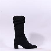 Caprice Tracy Block Heel Mid Calf - Black Stretch - 3.5 image