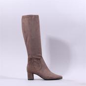 Caprice Tracy Block Heel Point Long Boot - Cafe Stretch - 3.5 image