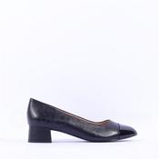 Peter Kaiser Bologna Toe Cap Court Shoe - Black Combi - 5