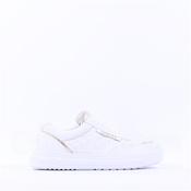Peter Kaiser Rimini Quilted Lace Trainer - White Gold Leather - 5.5