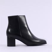 Peter Kaiser Aurora Blockheel Ankle Boot - Black Leather - 4