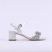 Peter Kaiser Venezia Block Heel Sandal - Silver - 5.5 image