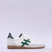 Another Trend Atenas Low Retro Trainer - White Green - 37 image