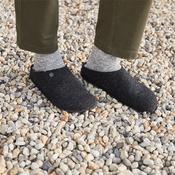 Birkenstock Men Zermatt Wool Slipper - Anthracite - 44