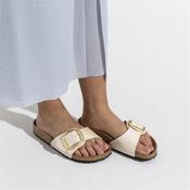 Birkenstock Madrid Big Buckle Birko-Flor - Graceful Pearl White - 37 image