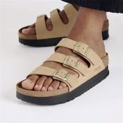 Birkenstock Florida Flex Platform Nubuck - Sandcastle - 37 image