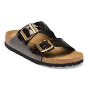Birkenstock Arizona Leather Croc Print - Black - 36 image