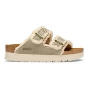 Birkenstock Arizona Platform Teddy - Taupe - 37 image