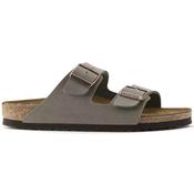 Birkenstock Men Arizona Birko-Flor - Nubuck Stone - 44