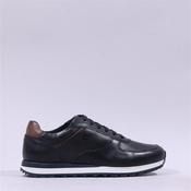 Base London Lancaster Laced Trainer - Navy Leather - 42 image