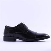 Brent Pope Halcombe Laced Plain Toe Shoe - Black - 41