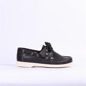 Dubarry Admirals 'Dubes' Deck Shoe - Navy Leather - 4.5