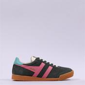 Gola Elan Retro T Toe Gumsole Trainer - Dark Khaki - 3