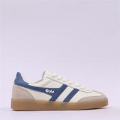 Gola Viper Leather Gumsole Retro Trainer - Off White Bone Moonlight - 4