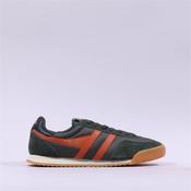 Gola Men Europa Retro Laced Trainer - Dark Khaki Orange - 42 image