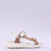 Hispanitas Ambar T-Bar Velcro Sandal - Bronze Metallic Combi - 37