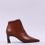 Hispanitas Paris V Cut Heel Ankle Boot - Tan Leather - 36 image