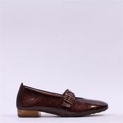 Hispanitas Oslo Mary Jane Loafer - Brown Patent - 37 image