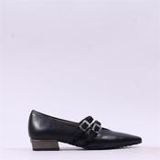 Hispanitas Ginebra 2 Strap Loafer - Black Leather - 37 image