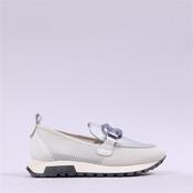 Hispanitas Oregon Sporty Link Loafer - White Silver - 36