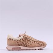 Hispanitas Oregon Bungee Laced Trainer - Caramel - 36