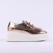 Marco Moreo Dublin Apron Lace Wedge - Bronze - 7.5
