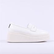Marco Moreo Dublin Slipon Heart Platform - White Leather - 7.5 image