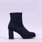 Miss Elastic Hilary Platform Ankle Boot - Navy Suede - 37