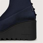 Marco Moreo Liege Studed Knee High Wedge - Navy Stretch - 3